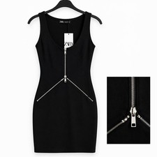 ZARA vestito mini nero bodycon