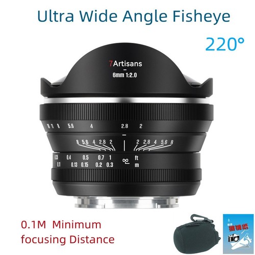 7artisans 0 obiettivo - mm, f2.0