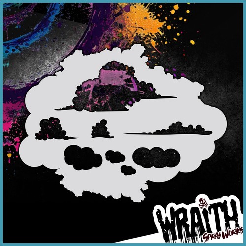 Cloud kit modello di stencil - cloud,