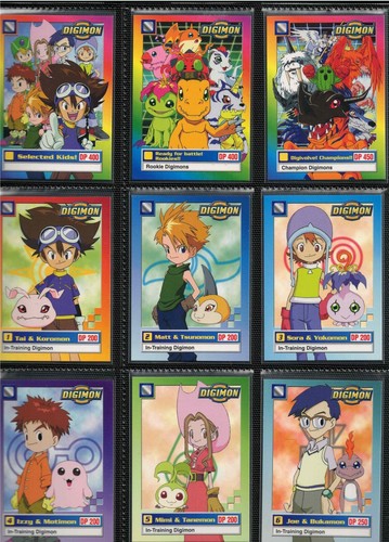 Digimon 1999 vintage cards - vintage,