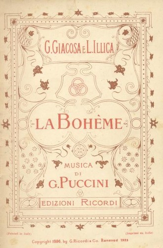 Puccini giacomo bohème - puccini, la