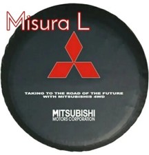 Copri Ruota di Scorta NUOVO FUORISTRADA MITSUBISHI PAJERO MISURA L COPRIRUOTA 4X