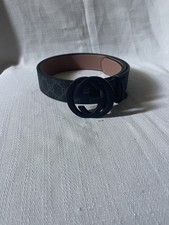Cintura uomo Gucci nera fibbia
