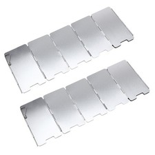  Mini frangivento con bruciatore da campeggio esterno 2 pezzi con stufa a scatto