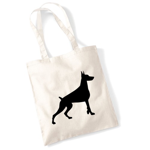 Sacchetto iuta dobermann - sacchetto,