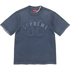 Supreme Overprint S/S Top Navy