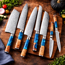 Set Coltelli Chef Acciaio
