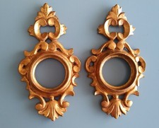 Coppia cornici dorate antiche