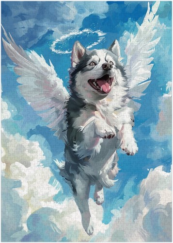 Puzzle angel siberian - puzzle,
