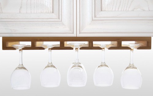 Bamboo hanging wine glass - bamboo,