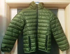 GIUBBINO BAMBINO CIESSE PIUMINI TG. 10 ANNI VERDE - GIUBBOTTO PIUMINO CAPPUCCIO