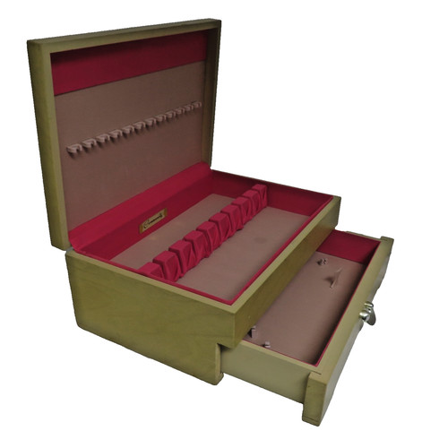 Cassettiera porta posate legno