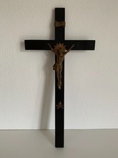 Antico Crocifisso in legno da