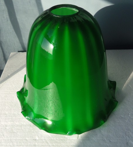 Abat jour opaline - en, verte