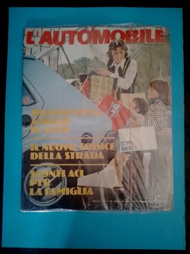 Automobile rivista vintage - l'automobile,
