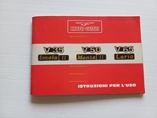 Moto Guzzi V35 Imola II- V50 Monza II- V65 Lario 1984 manuale uso originale