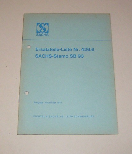 Catalogo ricambi sachs stamo - ricambi,