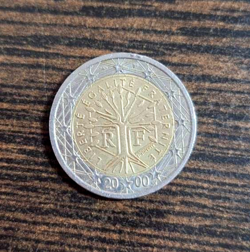 Moneta euro francia - moneta,