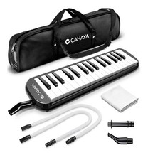 Melodica (pianola a bocca) 32 Tasti Lungo Boccaglio e Custodia per trasporto