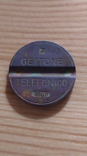 Gettone telefonico 7701 raro - telefonico,