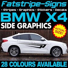 to fit BMW X4 GRAPHICS STRIPES STICKERS DECALS M SPORT xLINE xDRIVE 20d 30d 35d