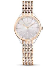 Orologio SWAROVSKI Attract Swiss Made Pavè Bracciale Cristallo Tono Oro, Champagne