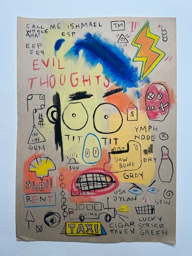 Disegno jean michel basquiat - disegno,