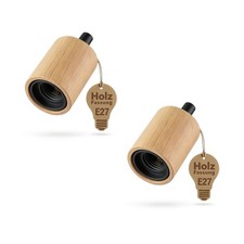 2x zoccolo per lampada E27