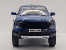 Modellino auto Ford Ranger Raptor Pick Up 2023 blu metallizzato 1:18 MCG