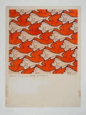 M.C. ESCHER: Uccelli E Pesci