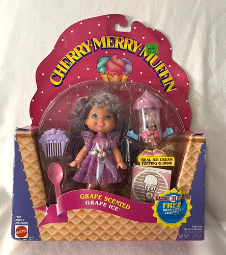 Vintage cherry merry - cherry, muffin