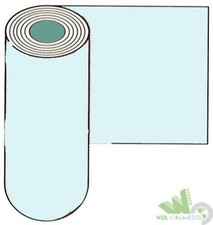 30 MQ LAMINATO PLASTICA LISCIA TRASPARENTE H.75 CM PIANO COPERTURA VETRORESINA