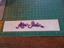 adesivo vintage sticker kleber actor's studio one corso europa modello b