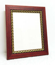 CORNICE DA PARETE 20 X 25 LEGNO COLOR CILIEGIO CON GRECA ORO NUOVA