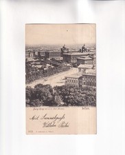 F5117) Cartolina, VIENNA - Burg Ring mit K.K. Hof Mueseen - 1901 rara cartolina