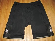ZOOT Shorts TRIATHLON Tri Taglia Uomo Taglia XL Nylon Spandex NERO