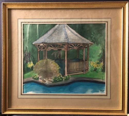 Gazebo original watercolor