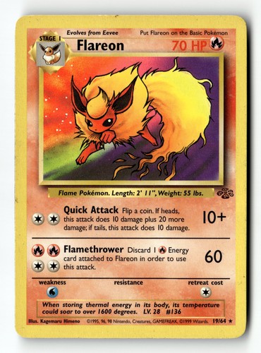 Pokemon card flareon lp - flareon,