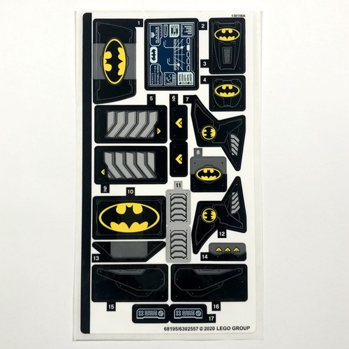 Lego sticker sheet 76160 - sticker,