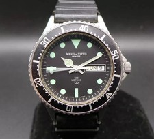 Orologio Solvil et Titus Quarzo WM861 Swiss Made Scuba Diver 100M Uomo Vintage RARO