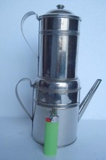 ORSO SANTINI FERRARA RARA CAFFETTIERA A PERCOLAZIONE 8 TAZZE FINE '800 