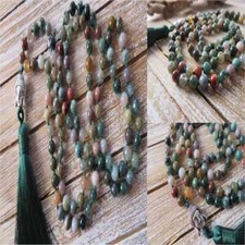 Collana Mala 6mm Agata Indiana