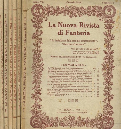 Nuova rivista fanteria - nuova, di