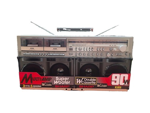 Sharp 777 boombox - sharp, gf-777
