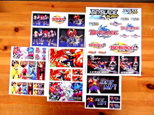 Adesivi beyblade burst fusion - beyblade,,