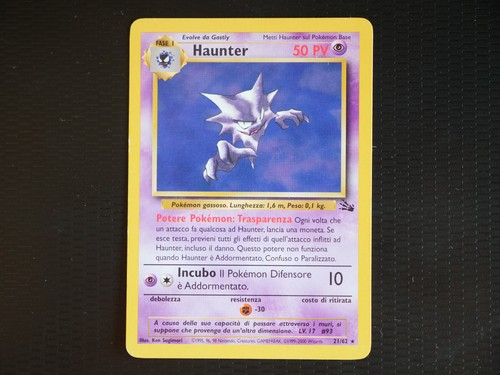 Haunter fossil pokémon - 21/62,