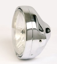 Faro In Vetro Chiaro Cromato H4 Ducati Monster 916 996 1000 Faro Cromato