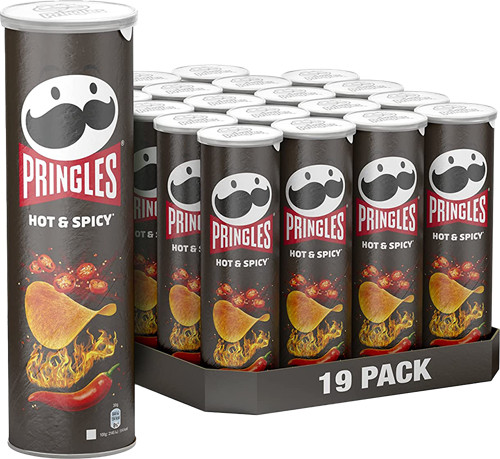 Pringles hot spicy 19 x - &, 165