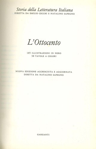 Storia della letteratura