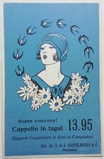 CARTOLINA PUBBLICITARIA